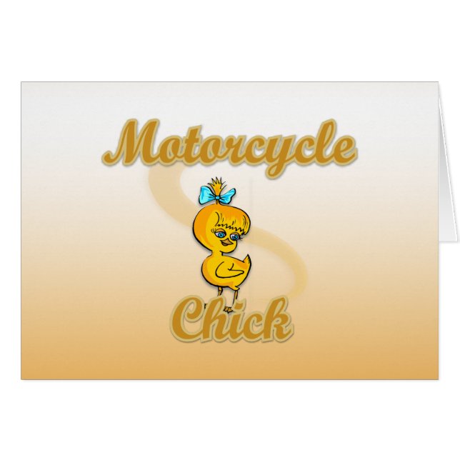 Motorcycle Chick (Anverso (Horizontal))