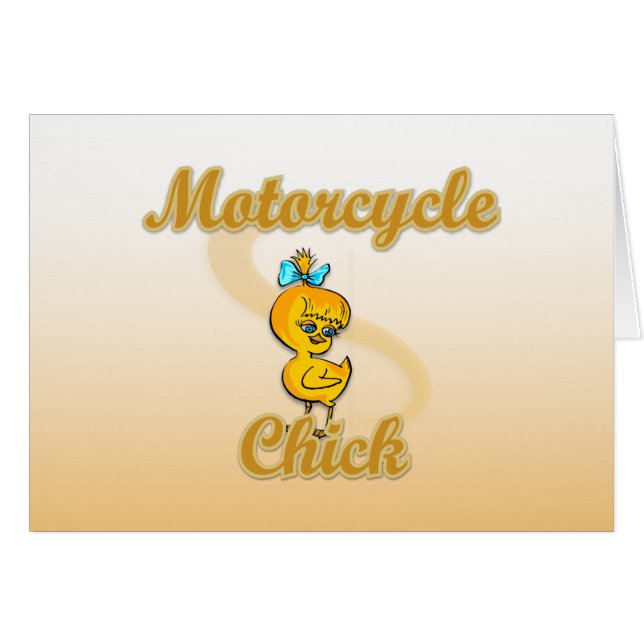 Motorcycle Chick (Anverso (Horizontal))