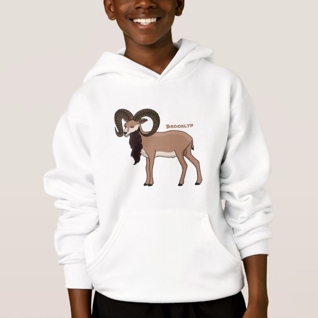 Mouflon goat illustration (Anverso)