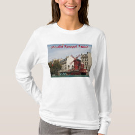 ¡Moulin Rouge! ¡París! Fotografía de una camiseta
