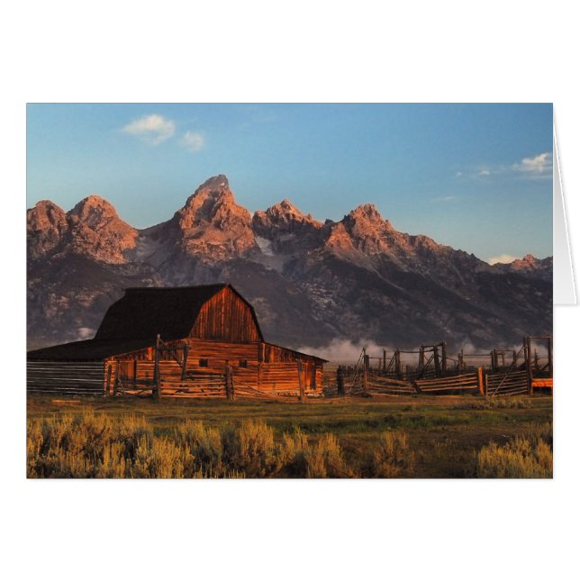 Moultan Barn Tetons (Anverso (Horizontal))