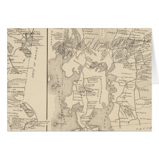 Moultonborough, Condado de Carroll (Anverso (Horizontal))