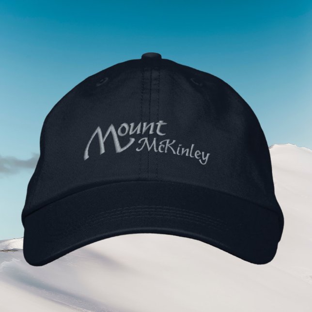 Mount McKinley Denali Alaska Embroidered Gorra (Subido por el creador)