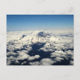 Mount Rainier, Washington, vista aérea, postal
