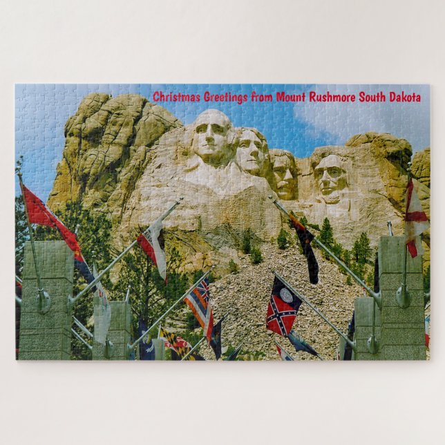 Mount Rushmore Dakota del Sur. Rompecabezas (Horizontal)