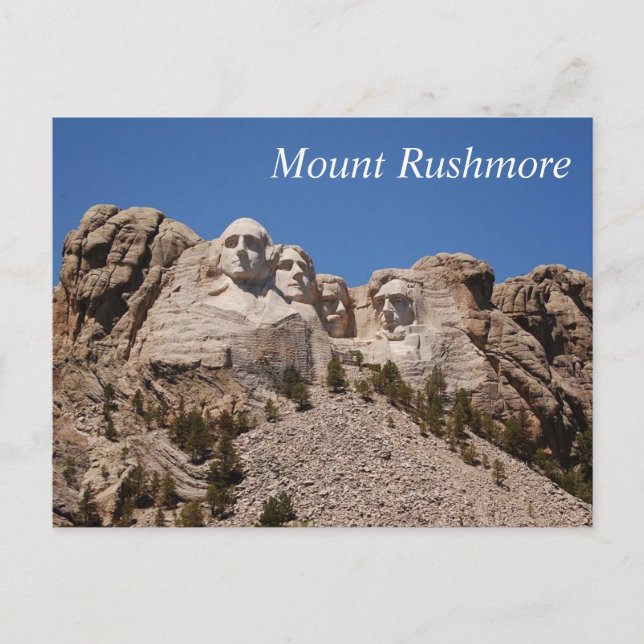 Mount Rushmore - postal (Anverso)
