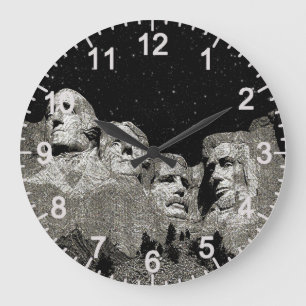 Mount Rushmore, reloj de pared