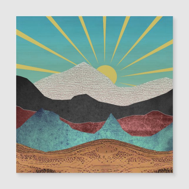 Mountain Fantasy Sunrise (Anverso)