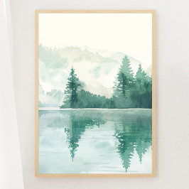 Mountain Lake Tranquil Imprimir 2 de 3 Posters