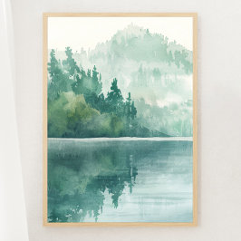 Mountain Lake Tranquil Print 1 de 3 Posters