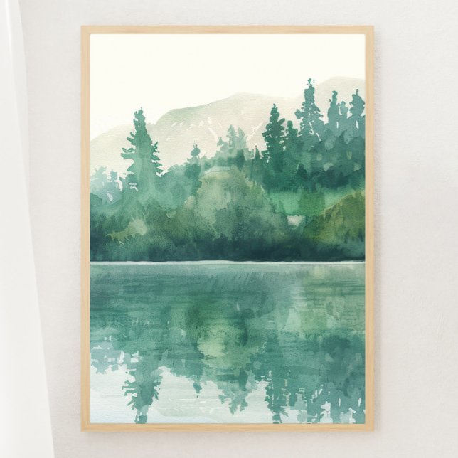 Mountain Lake Tranquil Print 3 de 3 Posters (Subido por el creador)