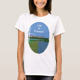 Mountain llama a la camiseta