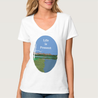 Mountain llama a la camiseta