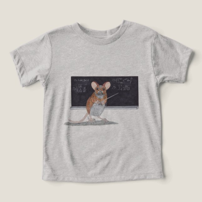 MOUSE AS A MATHEMATICIAN  (Diseño delantero )