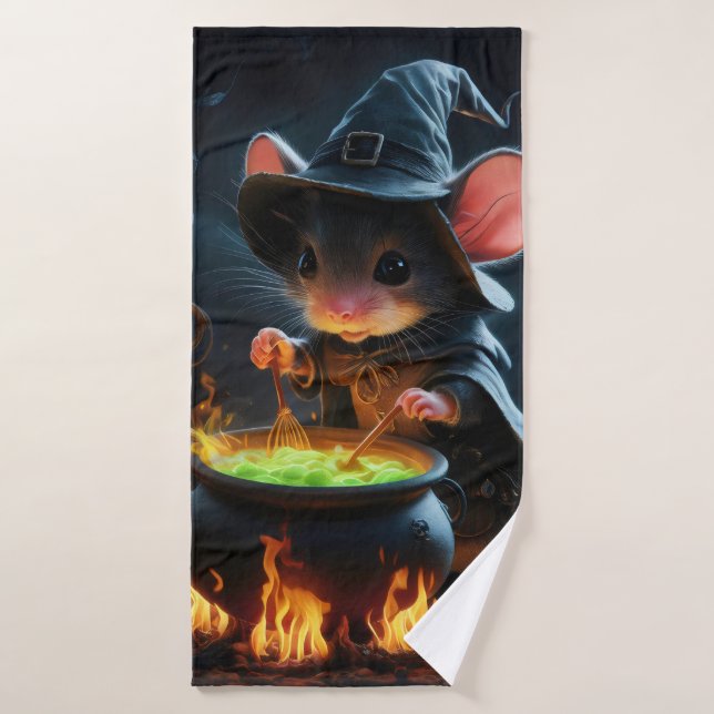 Mouse wizard. (Toalla de baño)