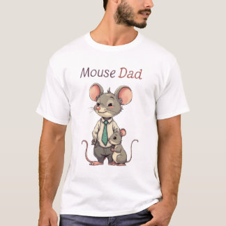 MouseDad - Camiseta de peluca para el ratón por el