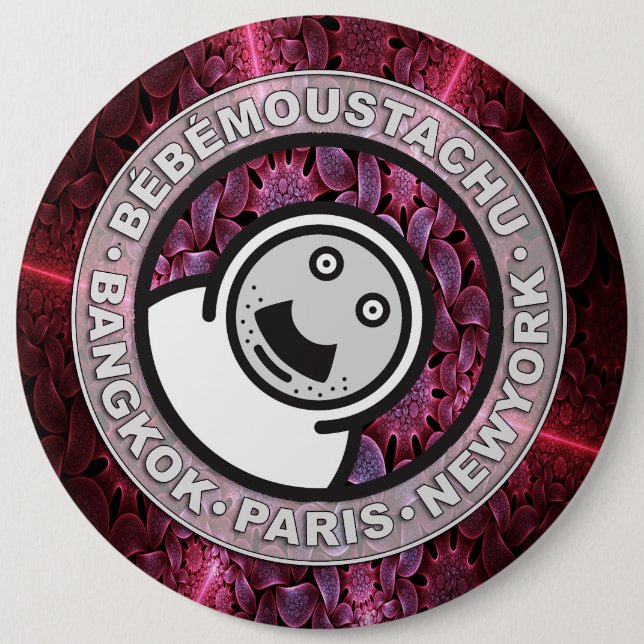 moustatchu de le bébé - botón - 002 (Anverso)