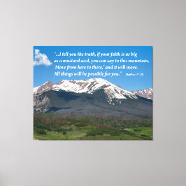 Mover ese lienzo Inspirador de montaña