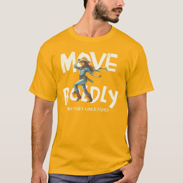 Mover la camiseta de baile de una chica movida (Anverso)