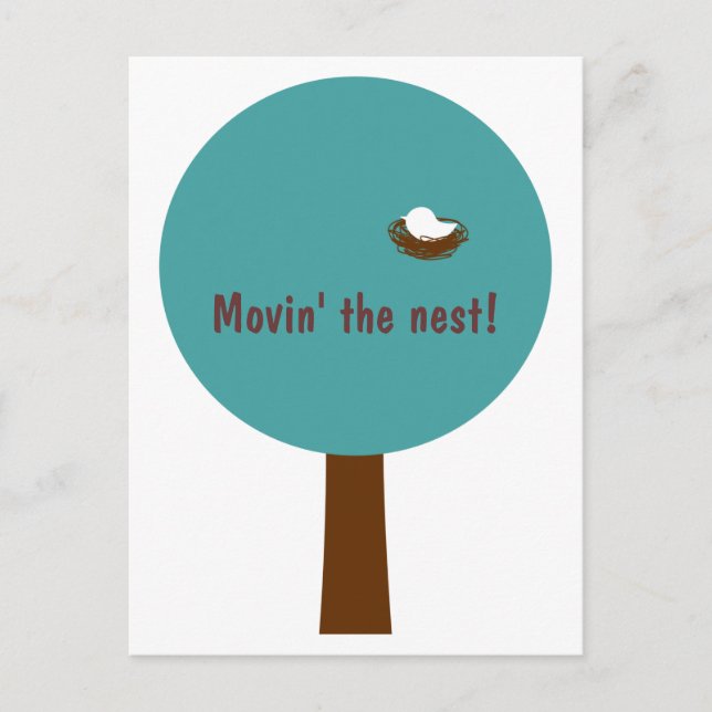 ¡Mover la tarjeta postal de Invitación Nest ~ pers (Anverso)