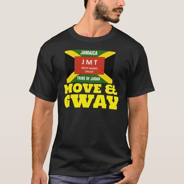MOVER Y MOVER Camiseta básica oscura (Anverso)