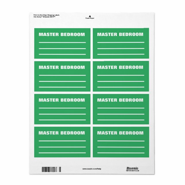 Moviendo etiquetas de embalaje (Hoja Entera)