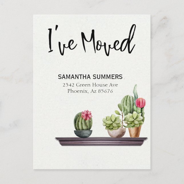 Moviendo la Invitación he movido plantas potentes (Anverso)