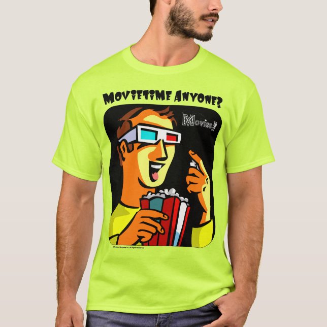 MovieTime ¿Alguien? Camiseta (Anverso)