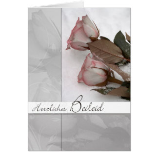 Móvil de luto: Rosas en la nieve