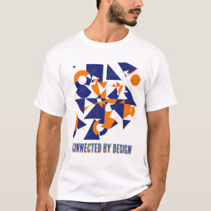 Movimiento Conectado – Camiseta Básica Abstracta