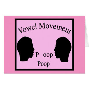 Movimiento de la vocal - rosa