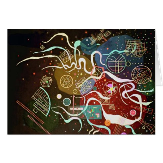 Movimiento I Kandinsky Resumen de arte (Anverso (Horizontal))