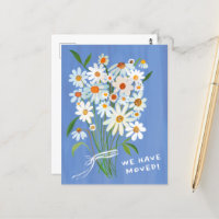MOVIMIENTO INVITACIÓN Cute Daisy Bouquet Pintado a