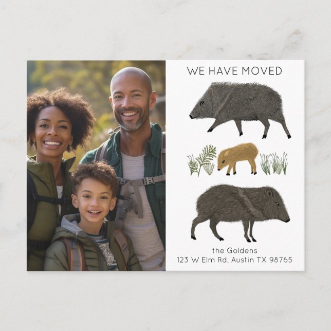 MOVIMIENTO INVITACIÓN PERSONALIZADO del desierto f (Anverso)