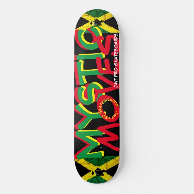 MOVIMIENTOS MÍSTICOS  8 1/4" Tabla de Skateboard (Anverso)