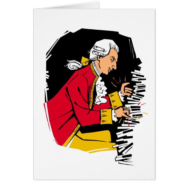 Mozart toca el piano (Frente)