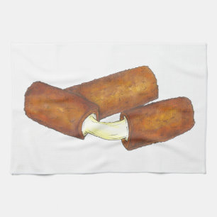 Mozzarella Cheese Sticks Junk Food Foodie Toalla