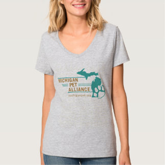MPA Camisetas de cuello V para mujeres