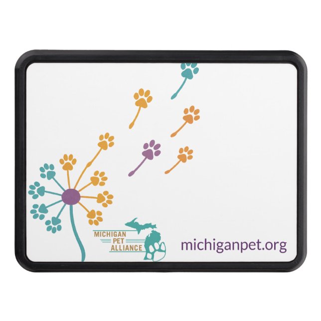 MPA Dandelion Paw Imprime la cubierta Hitch (Anverso)