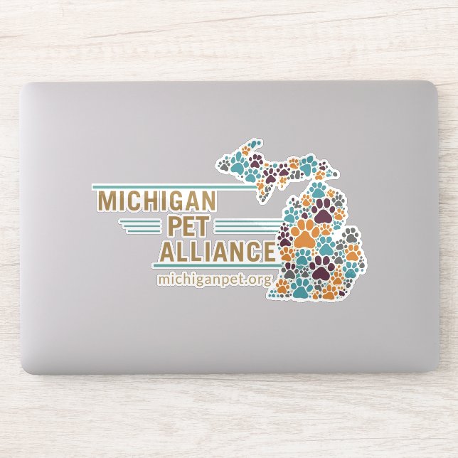 MPA Paw Imprime Pegatinas de vinilo de corte Perso (Ordenador)