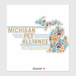 MPA Paw Imprime Pegatinas de vinilo de corte Perso