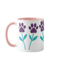 MPA Tulip Paw Imprime tazas de café