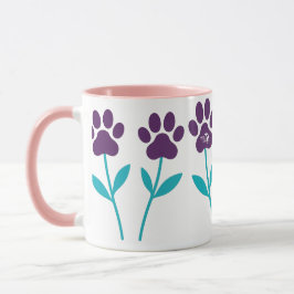MPA Tulip Paw Imprime tazas de café