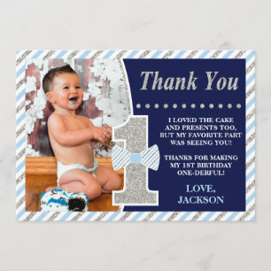 Mr. ONEMaravillosa tarjeta de agradecimiento por c