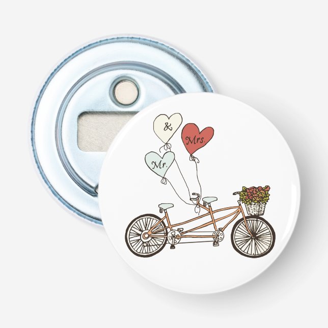Mr. y Mrs. love tandem biberón abridor (Anverso)