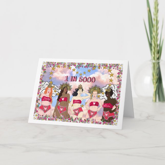 MRKH 1 en 5000 Tarjeta guerrera hermosa, valiente (Anverso)