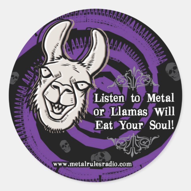 MRR Llama Pegatina (Anverso)