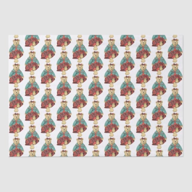 MRS. Papel de tejido del OSO (Anverso)