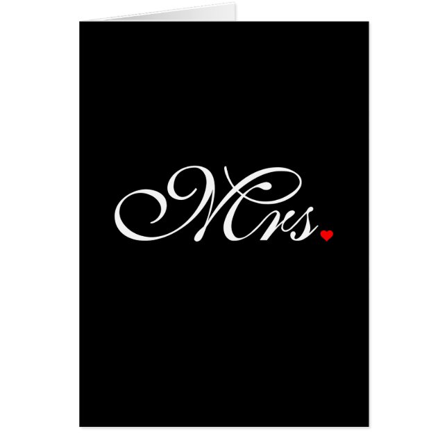 Mrs. Wife Bride His Hers Newly Weds (Frente)