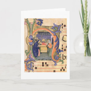 Ms 571 f.6r Historiador inicial "H" que representa